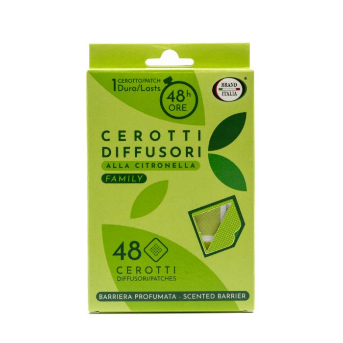 BRAND ITALIA citronzāles plāksteri odu atbaidīšanai N48