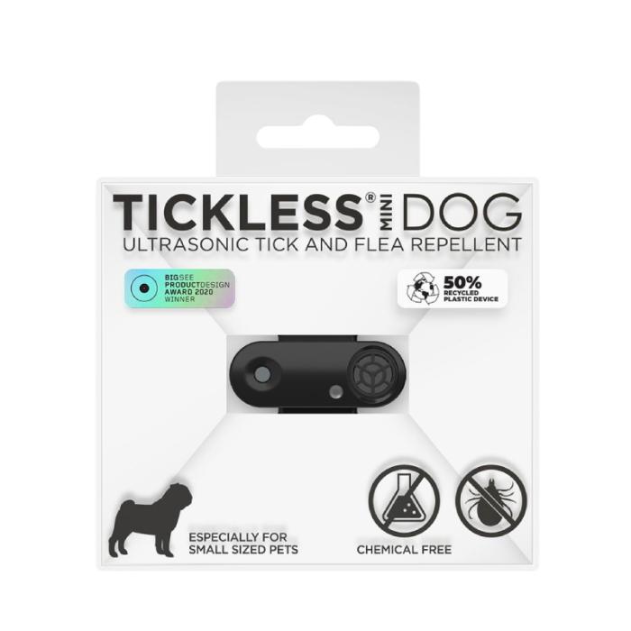 TICKLESS Mini Dog ultraskaņas repelenta ierīce melna (USB) N1