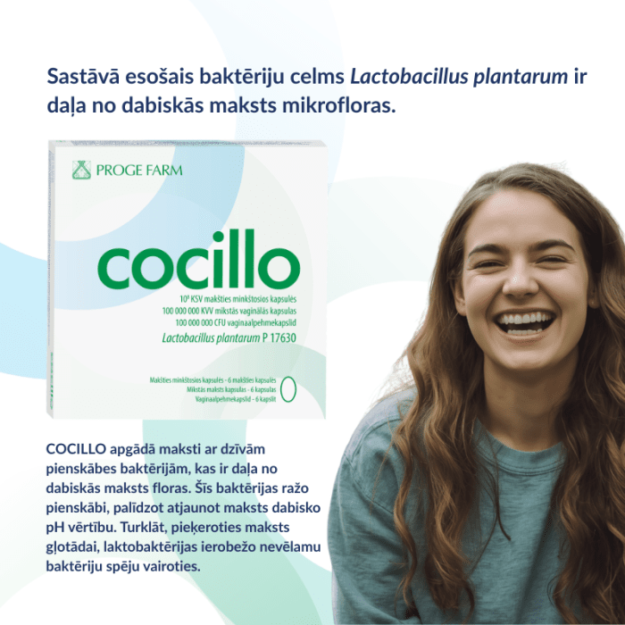 COCILLO mīkstās vaginālās kapsulas N6