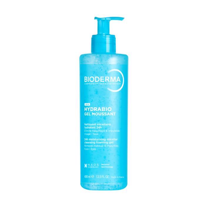 BIODERMA Hydrabio Gel Moussant micelārais putojošais gels 400 ml