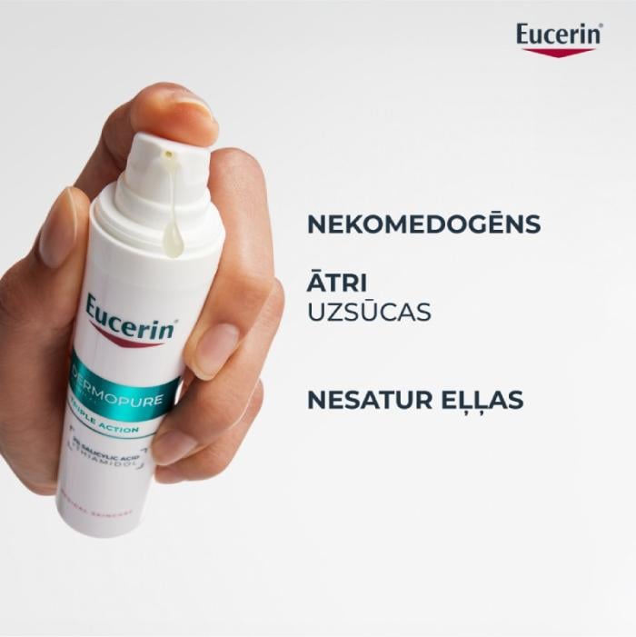 EUCERIN DermoPure Clinical trīskāršas iedarbības koriģējošs fluīds 40 ml