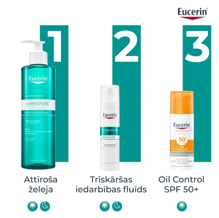 EUCERIN DermoPure Clinical attīrošā želeja 400 ml