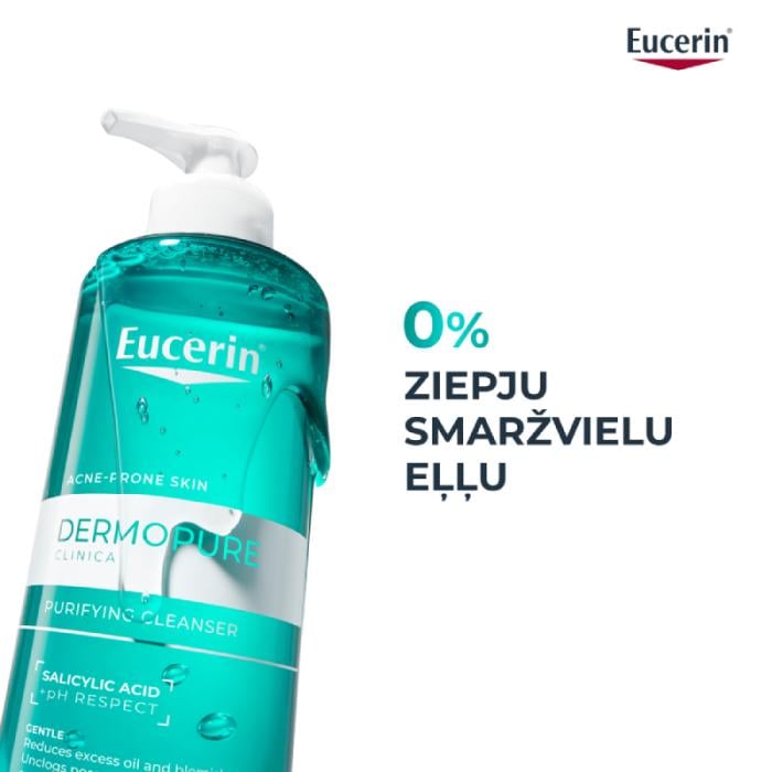 EUCERIN DermoPure Clinical attīrošā želeja 400 ml