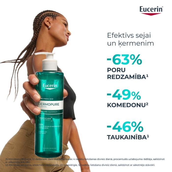 EUCERIN DermoPure Clinical attīrošā želeja 400 ml
