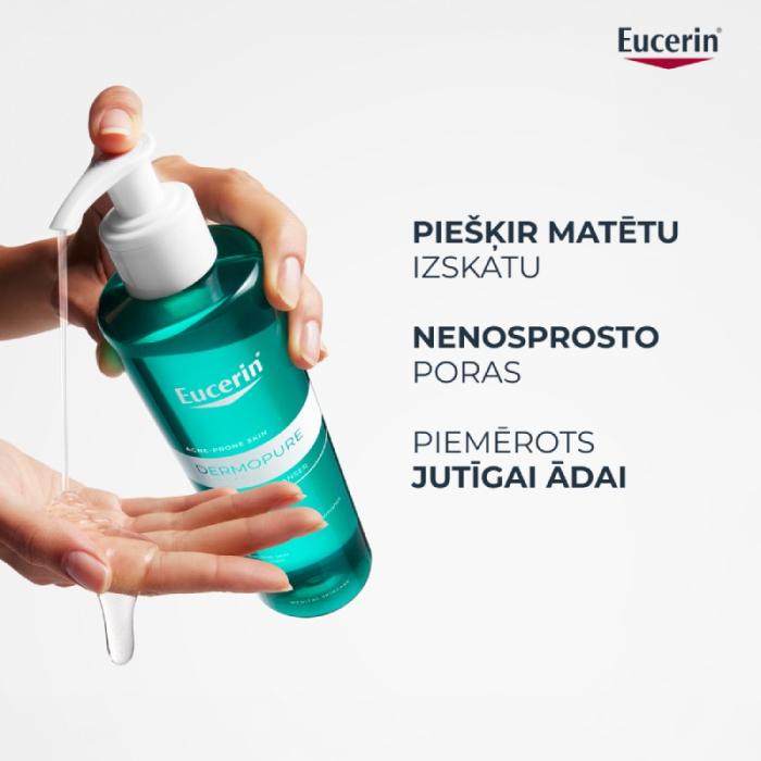 EUCERIN DermoPure Clinical attīrošā želeja 400 ml