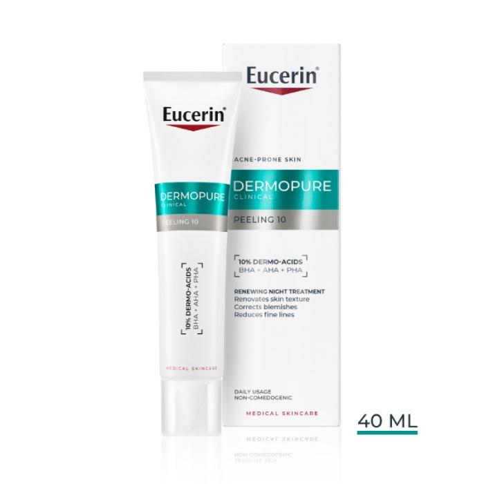EUCERIN DermoPure Clinical ādu atjaunojošs nakts kopšanas līdzeklis 40 ml