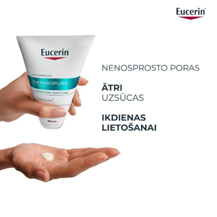 EUCERIN DermoPure Clinical koriģējošs ķermeņa krēms 200 ml