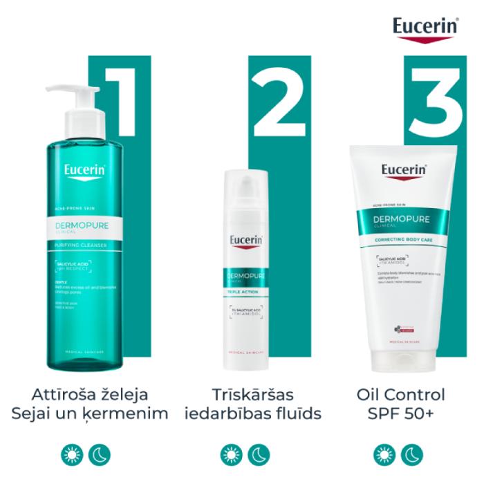 EUCERIN DermoPure Clinical koriģējošs ķermeņa krēms 200 ml