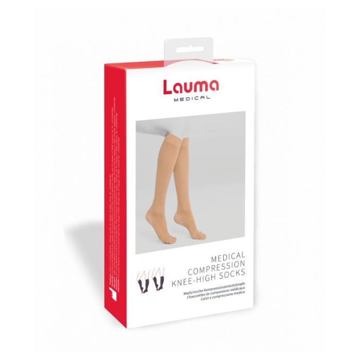 LAUMA MEDICAL Medicīniskās kompresijas pusgarās zeķes AD205 biezas,bēšas,izm.3K 1.Ccl