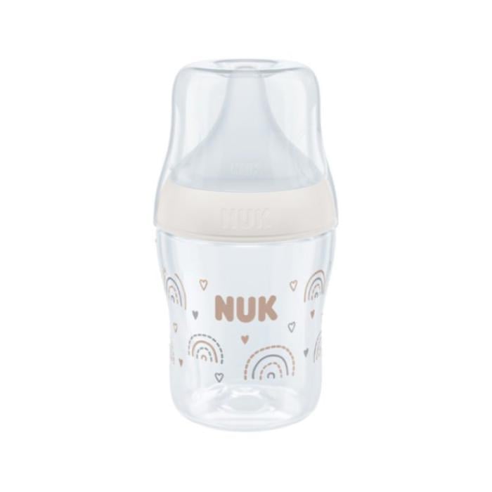 NUK Perfect Match pudele Varavīksne ar silikona S izmēra knupi 150ml