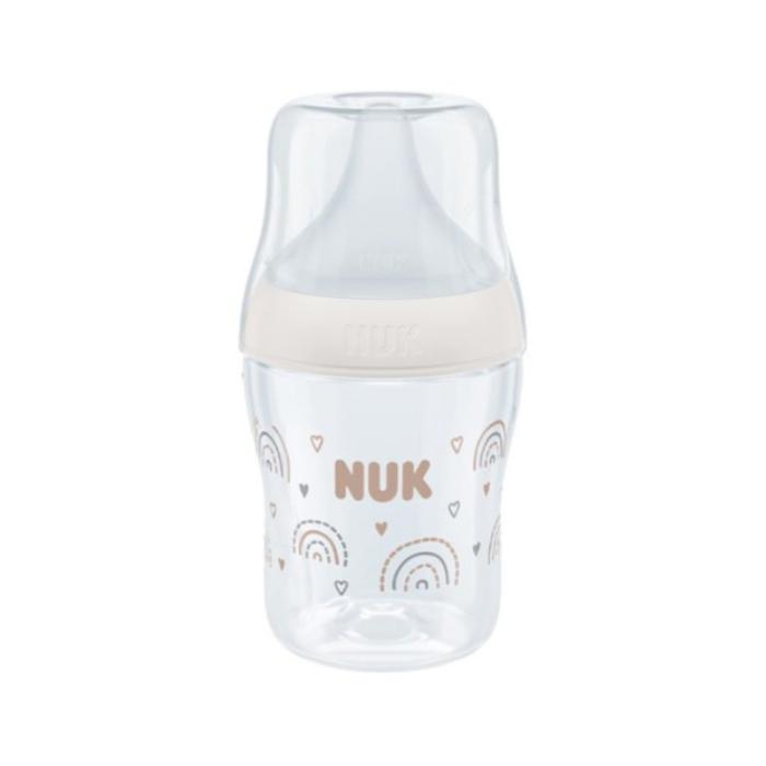 NUK Perfect Match pudele Varavīksne ar silikona S izmēra knupi 150ml