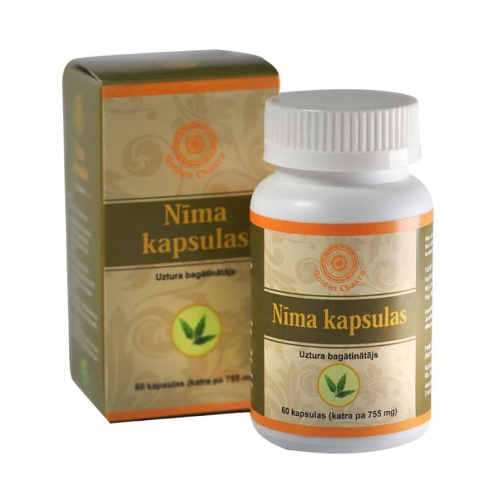 GOLDEN CHAKRA Nīma 755mg kapsulas N60