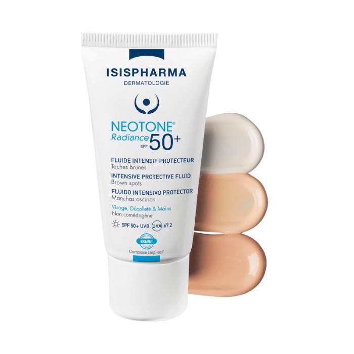 ISISPHARMA Neotone Radiance SPF50+ tonēts aizsargfluīds pigmentācijai Light 30ml