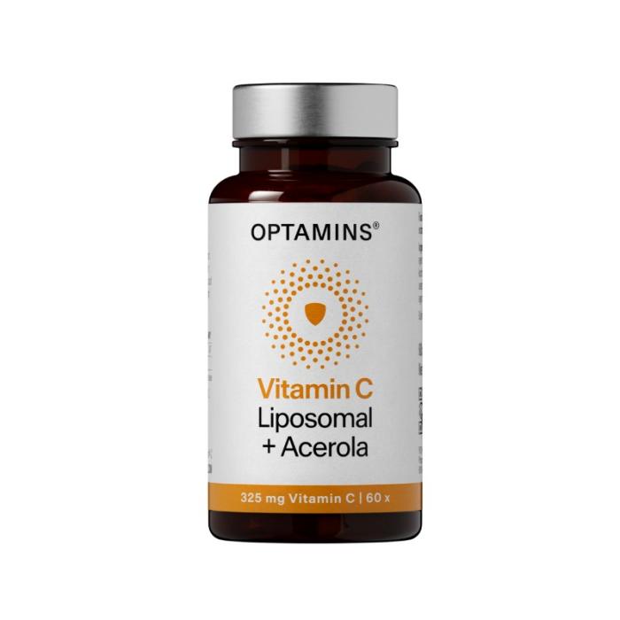 OPTAMINS C vitamīns Liposomal + Acerola kapsulas N60