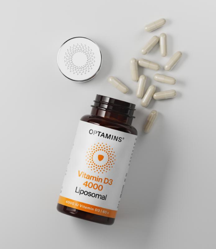 OPTAMINS D vitamīns Liposomal 4000SV kapsulas N60