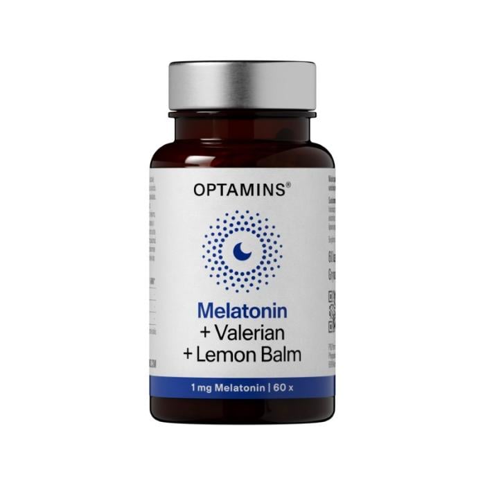 OPTAMINS Melatonin + Valerian + Lemon Balm kapsulas N60