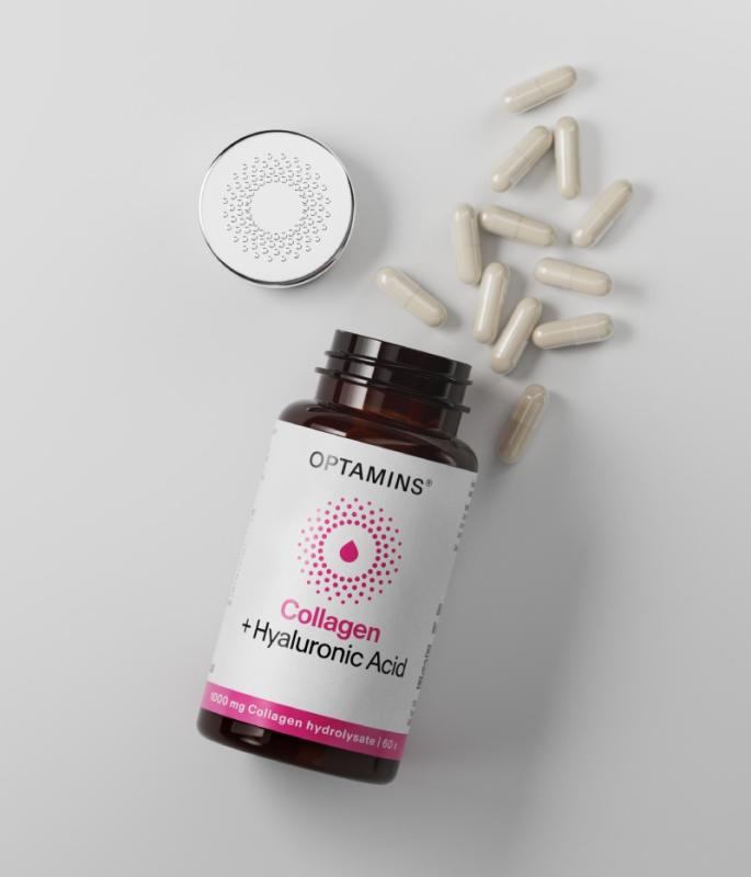 OPTAMINS Collagen + Hyaluronic Acid kapsulas N60