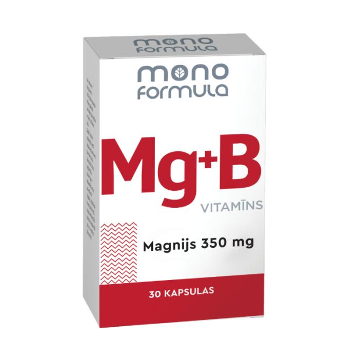 MONO FORMULA Mg+B6 vitamīns kapsulas N30