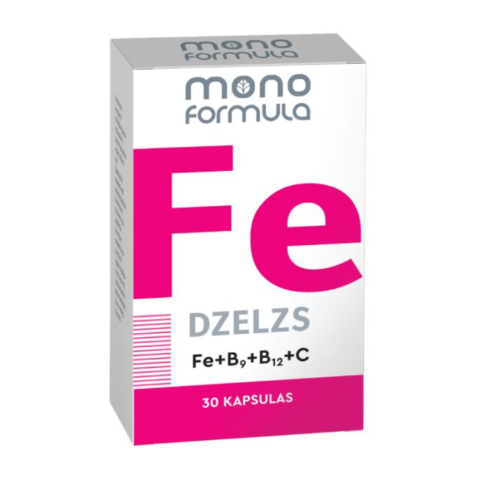 MONO FORMULA Dzelzs kapsulas N30