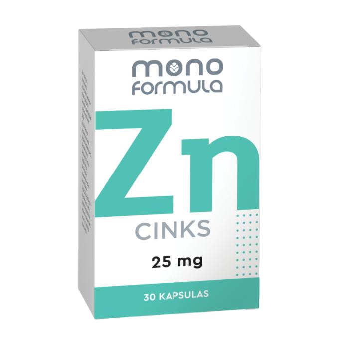 MONO FORMULA Cinks 25mg kapsulas N30