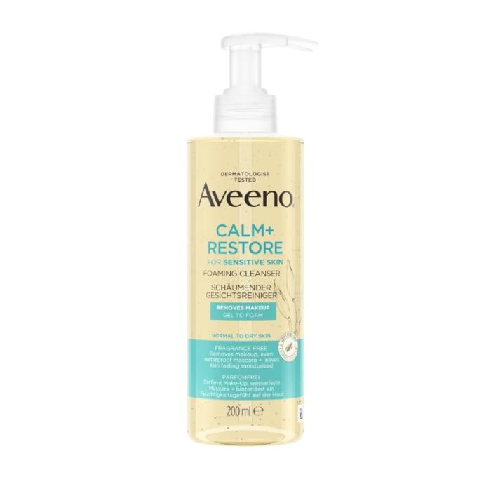 AVEENO Calm+Restore putojošs attīrītājs 200ml