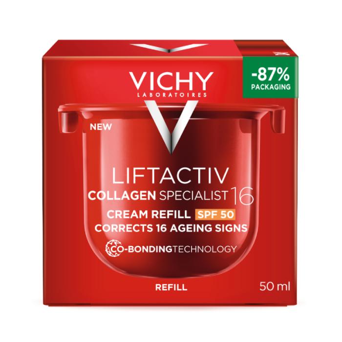 VICHY Liftactiv Collagen Specialist 16 SPF50 krēms Refill 50 ml