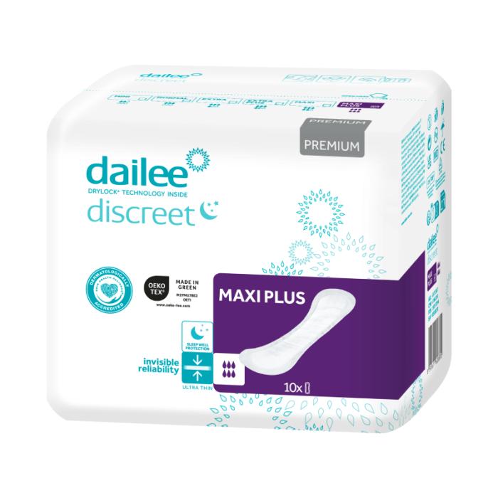 DAILEE Discreet Premium Maxi Plus higiēniskie ieliktņi N10