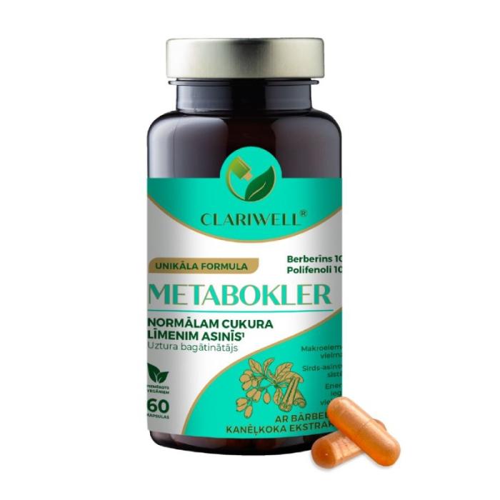 CLARIWELL Metabokler kapsulas N60