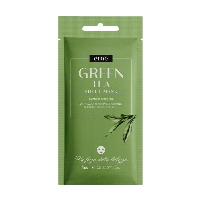 ERNE auduma maska ar zaļās tējas ekstraktu 22ml
