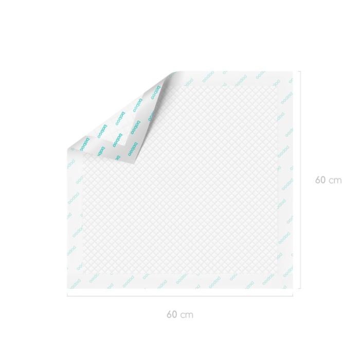 BABOO AirComfort vienreizlietojamie pārtinamie paliktņi 60×60 cm N20