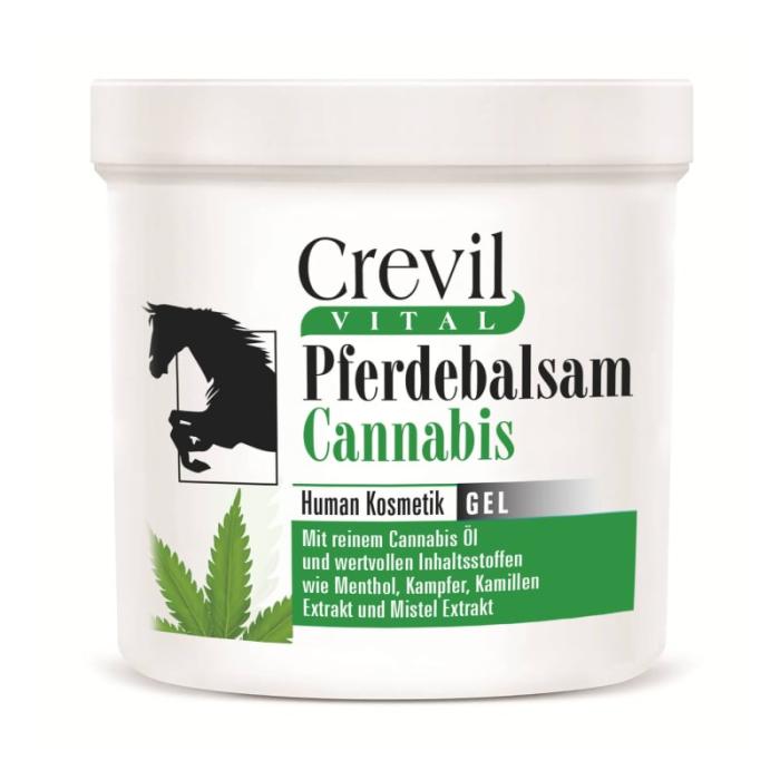 CREVIL zirgu balzams ar kaņepēm 250 ml
