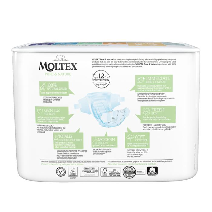 MOLTEX Pure & Nature autiņbiksītes 2 Mini N38
