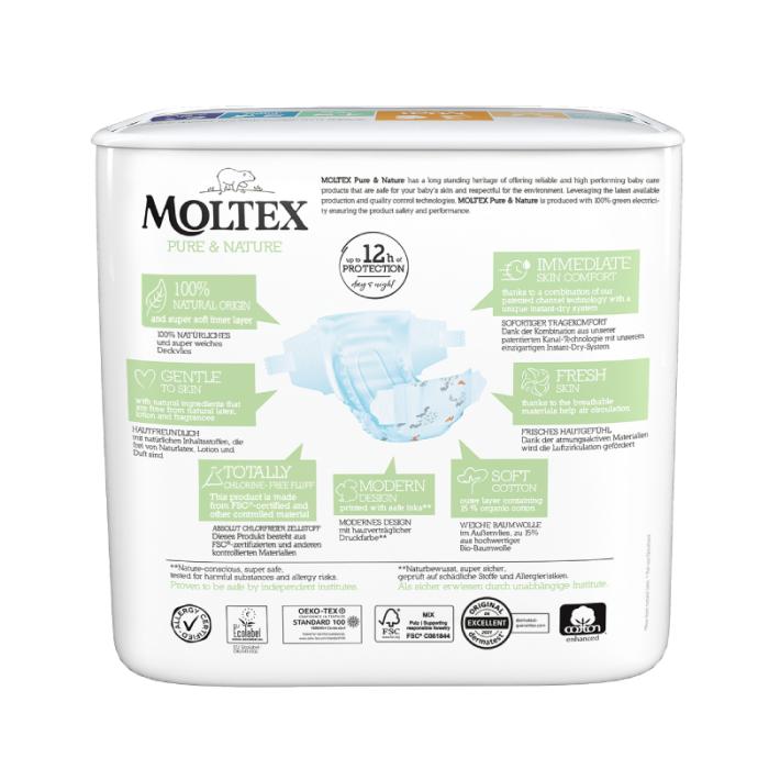 MOLTEX Pure & Nature autiņbiksītes 3 Midi N33