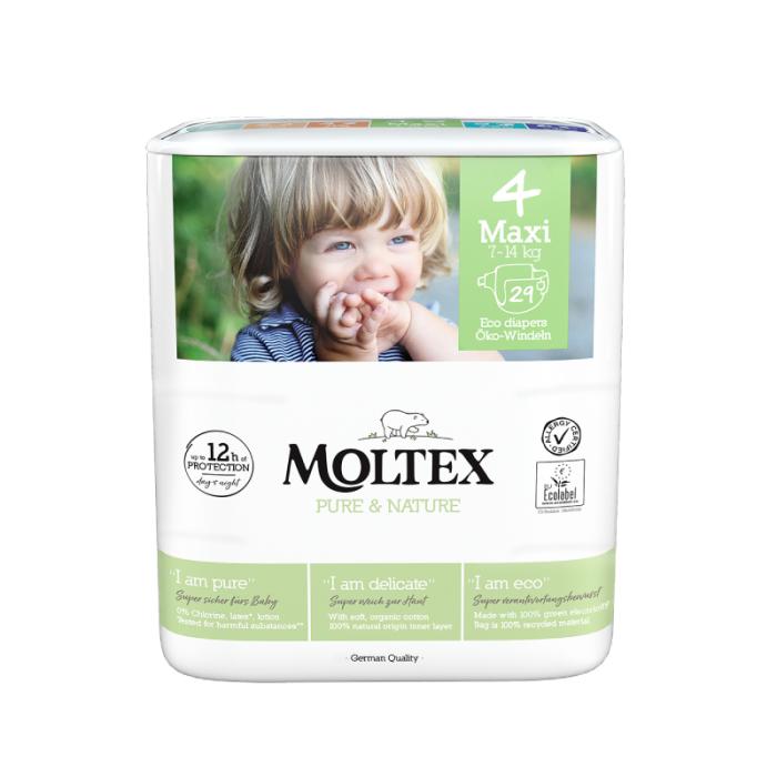 MOLTEX Pure & Nature autiņbiksītes 4 Maxi N29