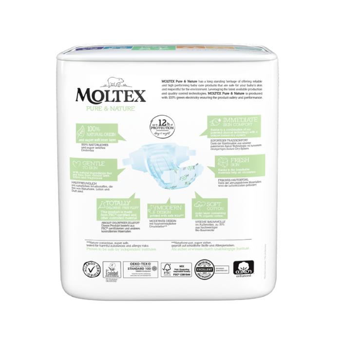 MOLTEX Pure & Nature autiņbiksītes 4 Maxi N29