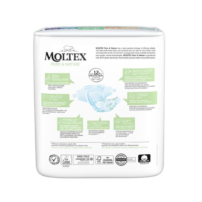 MOLTEX Pure & Nature autiņbiksītes 4 Maxi N29