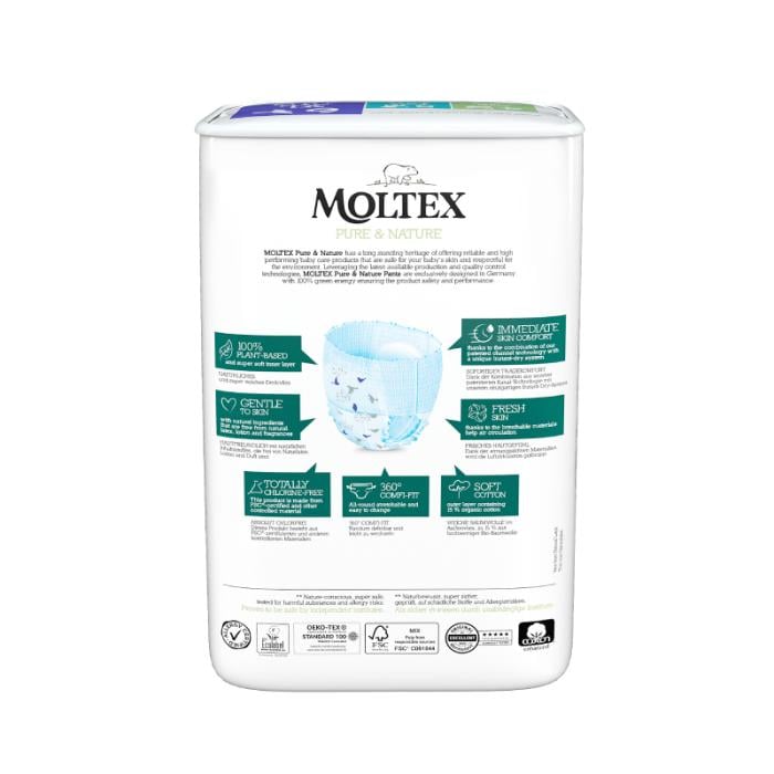 MOLTEX Pure & Nature biksītes 6 XL N18