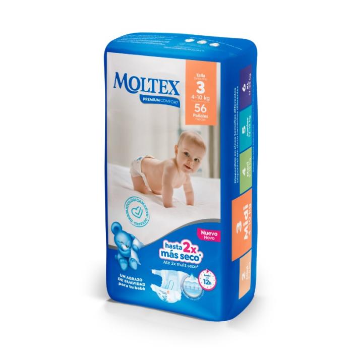 MOLTEX Premium Comfort autiņbiksītes 3 Midi N56