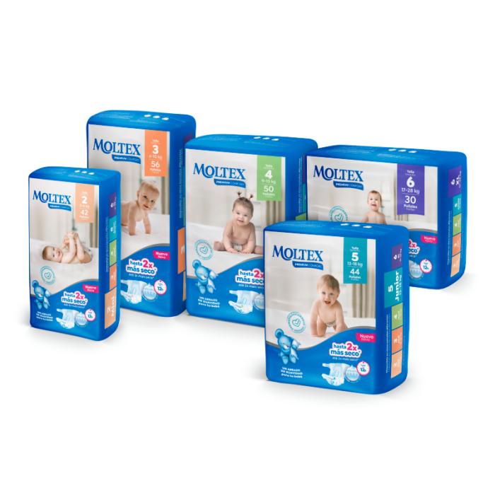 MOLTEX Premium Comfort autiņbiksītes 3 Midi N56