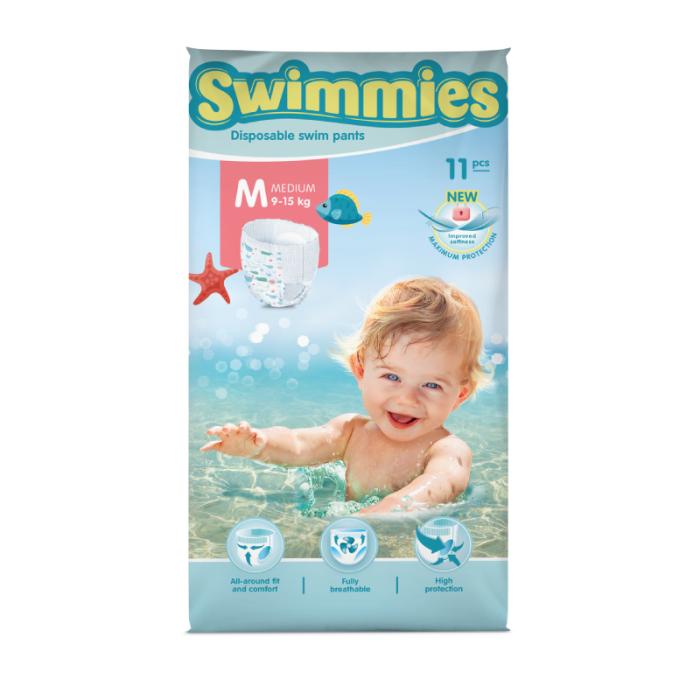 SWIMMIES peldēšanas biksītes M (9-15 kg) N11