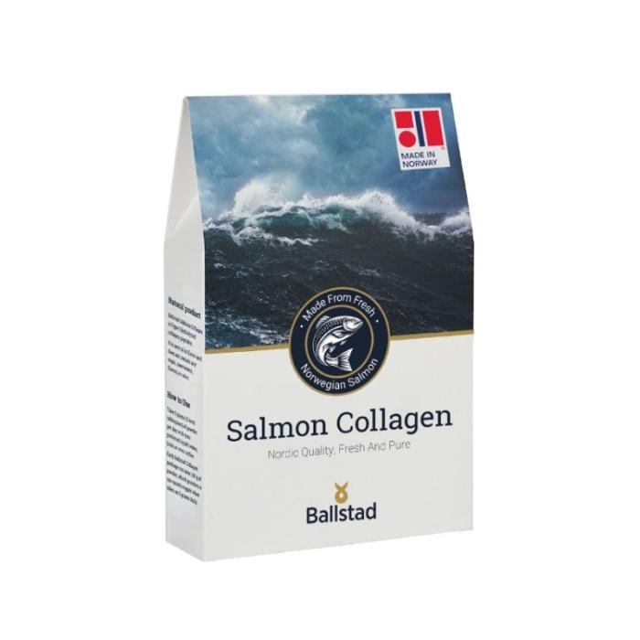 BALLSTAD laša kolagēns pulveris (uzpildes iepakojums) 160g