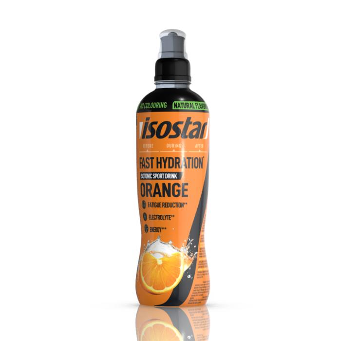 ISOSTAR Fast Hydration Orange izotoniskais dzēriens 500ml