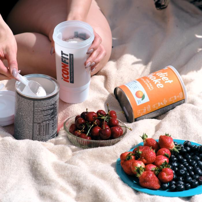 ICONFIT Diet Shake ar apelsīnu garšu, pulveris 495g