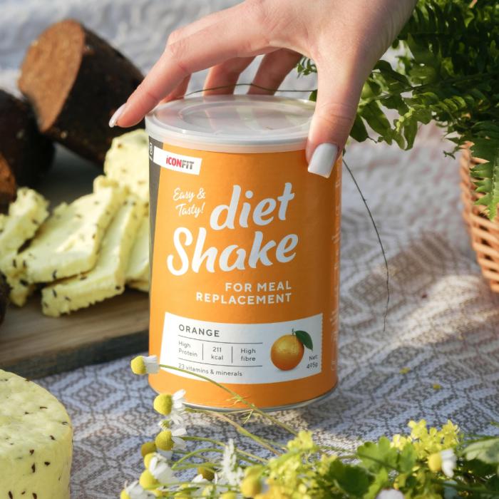 ICONFIT Diet Shake ar apelsīnu garšu, pulveris 495g