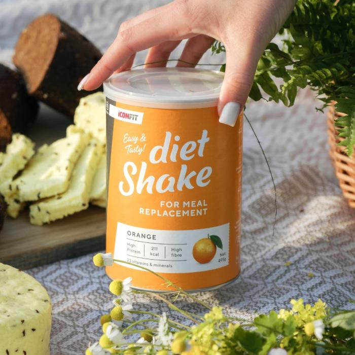 ICONFIT Diet Shake ar apelsīnu garšu, pulveris 495g