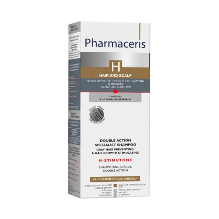 PHARMACERIS H-Stimutone šampūns sirmo matu novēršanai un matu augšanu stimulējošs 250ml