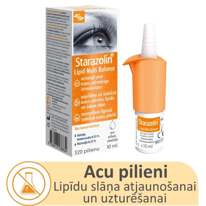 STARAZOLIN Lipid Multi Balance acu pilieni 10ml