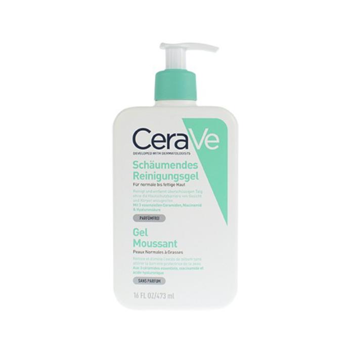 CERAVE attīrošas želejputas normālai/kombinētai ādai 473ml