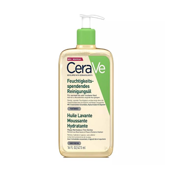 CERAVE mitrinošā putojošā eļļa 473ml
