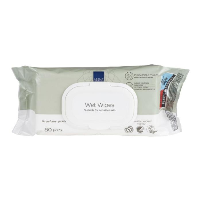 ABENA Mitrās salvetes (ar vāciņu) N80